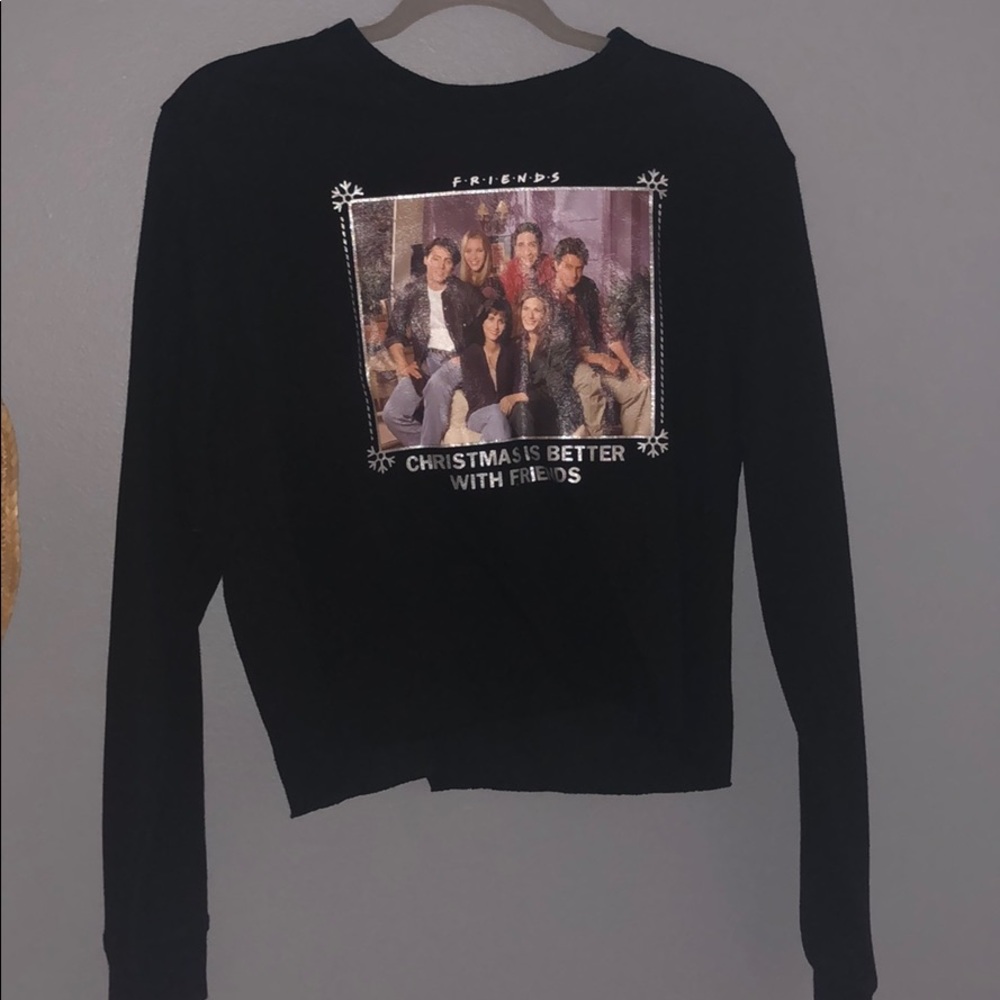 Friends cropped sweater